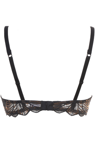 Prelude Seduction Black Lace Push Up Bra
