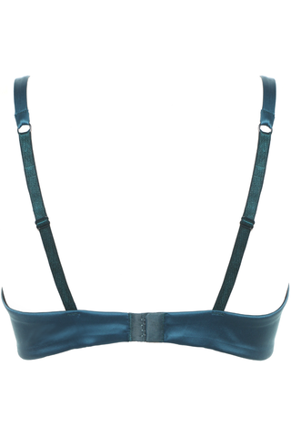Prelude Venus Teal Embroidery Balcony Bra