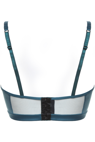 Prelude Venus Teal Embroidery Wireless Bralette