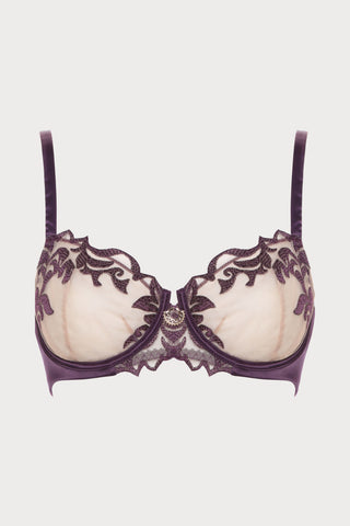 Venus Violet Balcony Bra