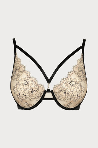 You Want It Darker Underwire Triangle Bra
