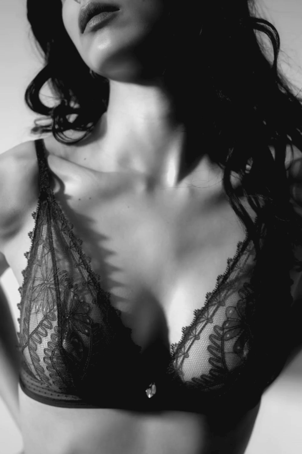 Aubade Mystery of Love Cherry Lace Bralette | Luxury Triangle Bra