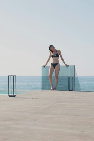 Lise Charmel Cordage Precieux Navy Triangle Bikini Top