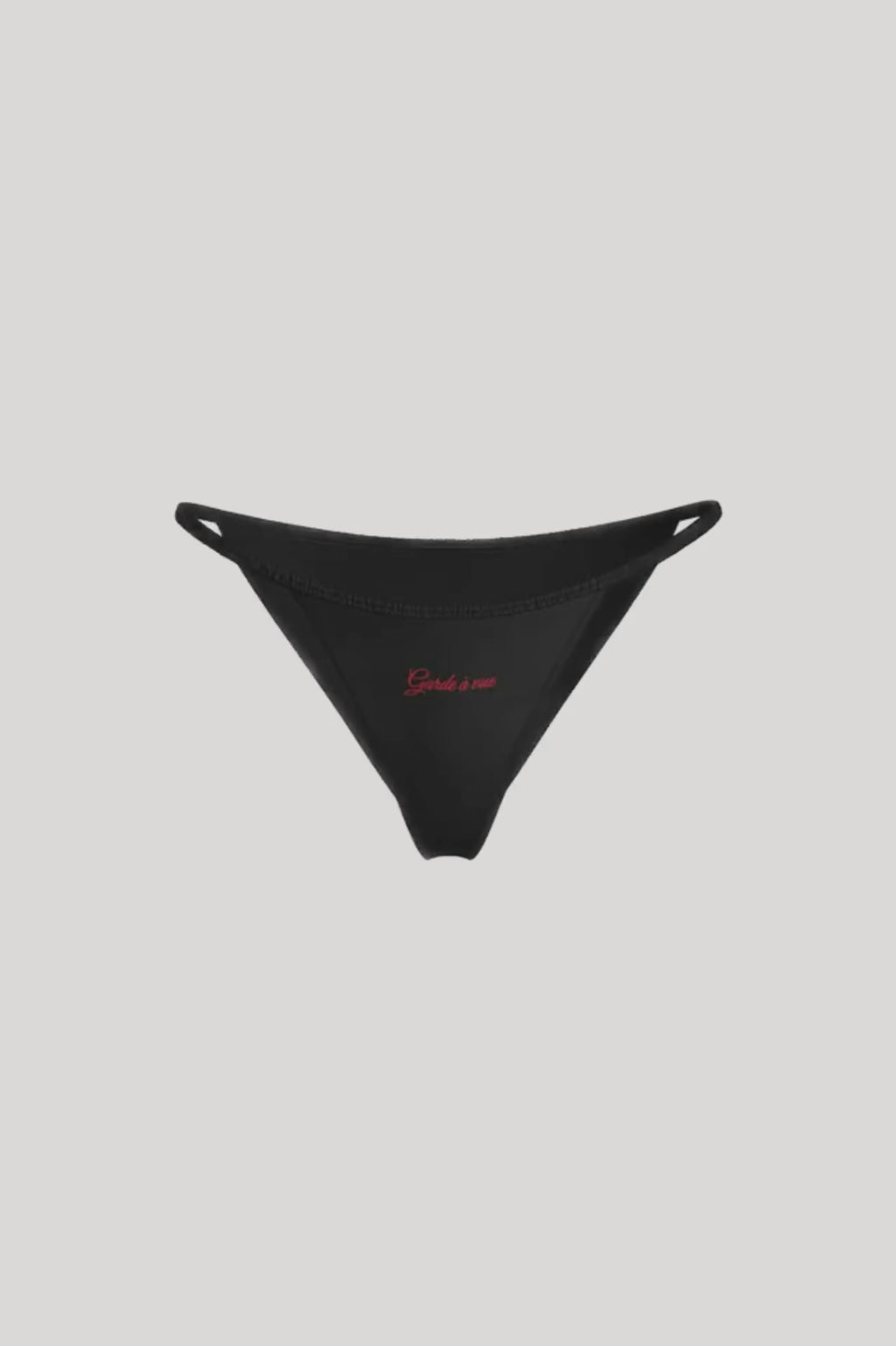 Scandale Dédicace Satin Strap Brief Black