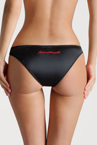 Scandale Dédicace Satin Brief Black