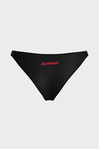 Scandale Dédicace Satin Logo Brief Black