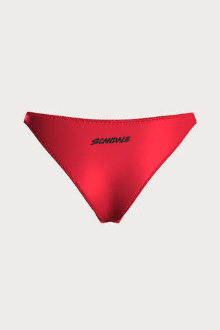 Scandale Dédicace Satin Logo Brief Red