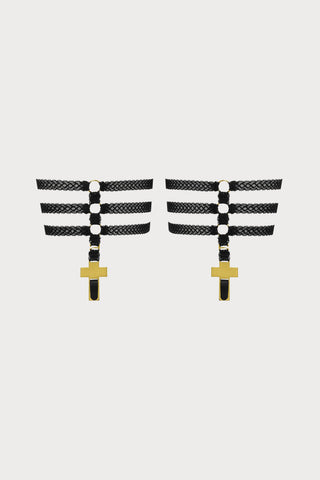Scandale Inspiration Divine Cross Leg Garters