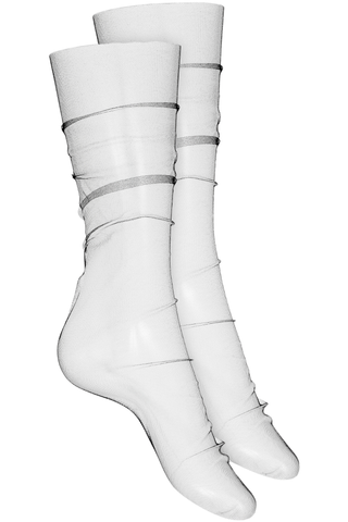 Scandale x Maison Close Black Sheer Tulle Socks - Naughty Knickers