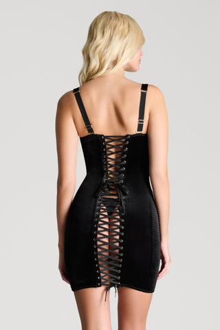 Scandale x Maison Close Rococo Black Short Dress