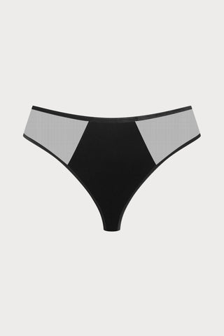Scandale x Maison Close Rococo Black Open Brief - Naughty Knickers