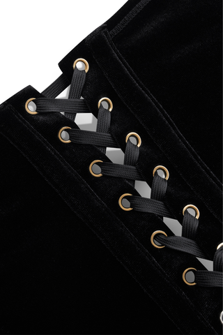 Scandale x Maison Close Rococo Black Velvet Waist Cincher - Naughty Knickers