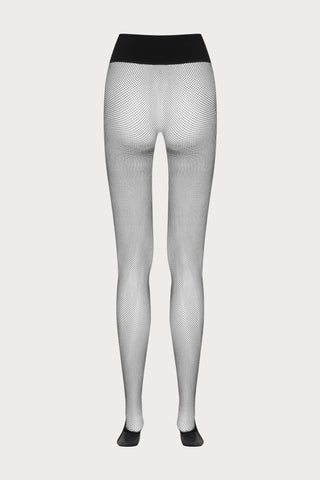 Scandale x Maison Close Seamless Fishnet Tights Black - Naughty Knickers