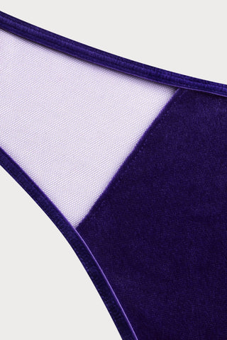 Scandale x Maison Close Rococo Purple Open Brief - Naughty Knickers