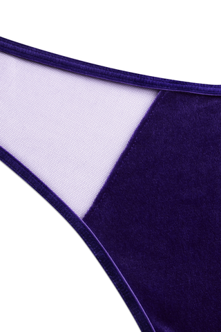 Scandale x Maison Close Rococo Purple Open Brief - Naughty Knickers