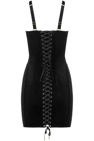 Scandale x Maison Close Rococo Black Short Dress - Naughty Knickers