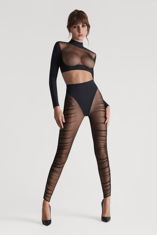 Scandale Nuit Fauve Leggings Black
