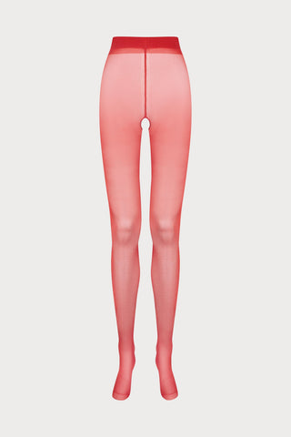 Scandale Obsession Open Tights 40 Denier in Red
