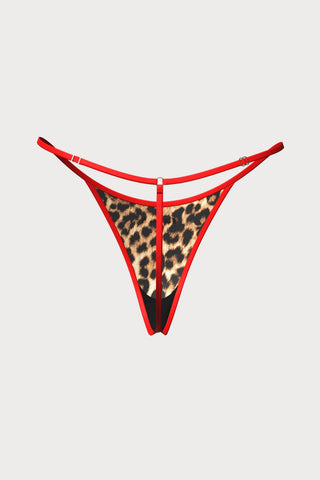 Scandale Sauvage Micro Thong Leopard