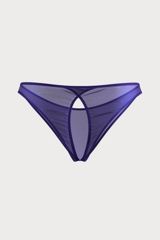 Scandale Show Me More Open Back Brief Purple
