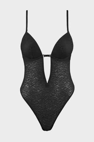 Sculpt by Aubade Multiway Thong Bodysuit in Black