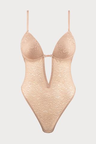 Sculpt by Aubade Multiway Thong Bodysuit in Ginger