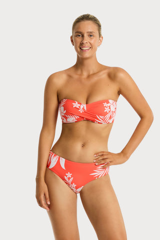 Aloha Twist Bandeau Bikini Top