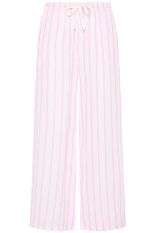 Sea Level Amalfi Pink Cotton Beach Pants - Luxury Resortwear