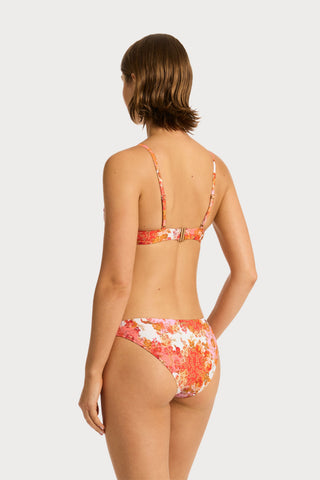 Daisyfield Balconette Bikini Top in Coral
