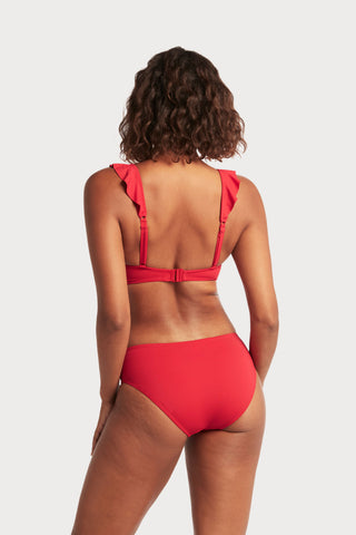 Eco Essentials Frill Bikini Top
