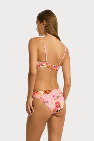Rosewood Cheeky Bikini Bottom in Pink