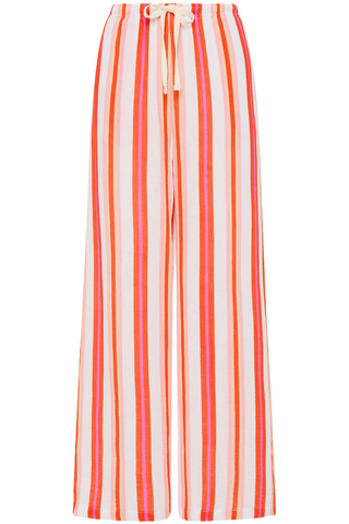 Sea Level West Coast Cotton Beach Pants Coral