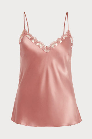 Love Me Pink Silk & Embroidery Top