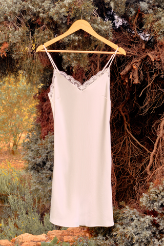 Simone Pérèle Love Me Natural Silk & Embrodiery Nightdress