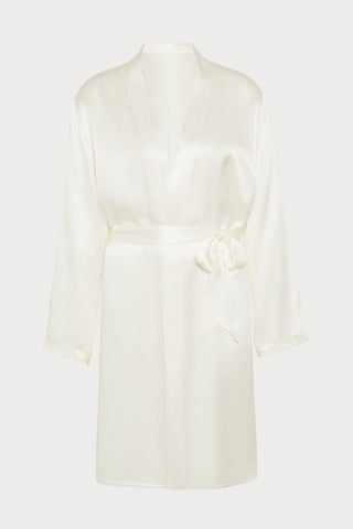 Love Me Natural Silk & Embroidery Kimono