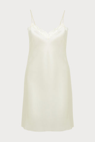 Love Me Natural Silk & Embroidery Nightie