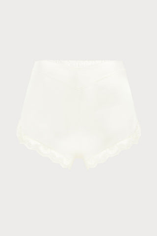 Love Me Natural Silk & Embroidery Shorts