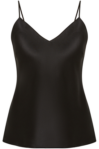 Simone Pérèle Love Me Black Silk Top - Luxury Silk Camisole
