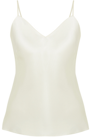 Simone Pérèle Love Me Ivory Silk Top - Luxury Silk Camisole