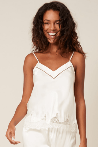 Simone Pérèle Nocturne Silk Camisole Natural