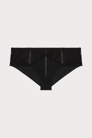 Précieuse Black Embroidery Shorty