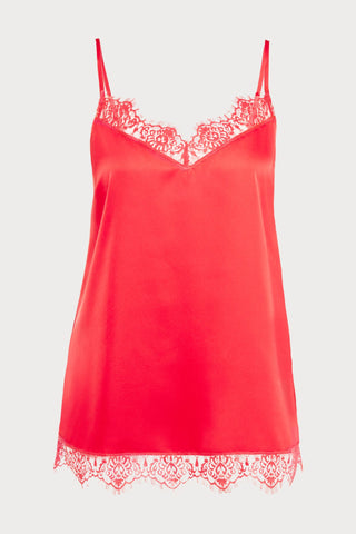 Simone Pérèle Satin Secrets Flamingo Camisole - Naughty Knickers