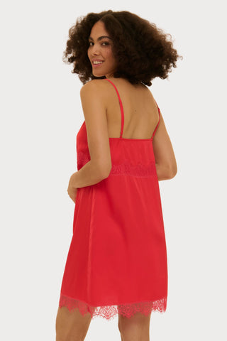 Simone Pérèle Satin Secrets Flamingo Nightie - Naughty Knickers