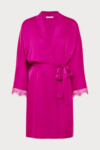 Satin Secrets Azalea Mid-Length Kimono
