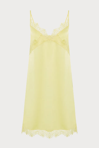 Satin Secrets Yellow Nightie, Size 4 (UK 14-16)