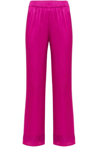 Simone Pérèle Satin Secrets Pink Pyjama Pants - Satin Pyjamas