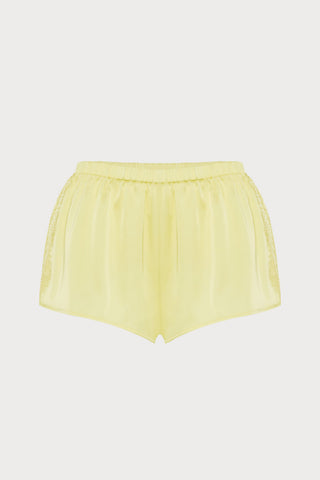 Satin Secrets Yellow Short