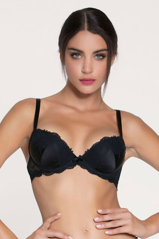 Splendeur Soie Contour Bra in Black