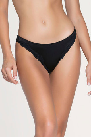 Lise Charmel Black Italian Brief Splendeur Soie