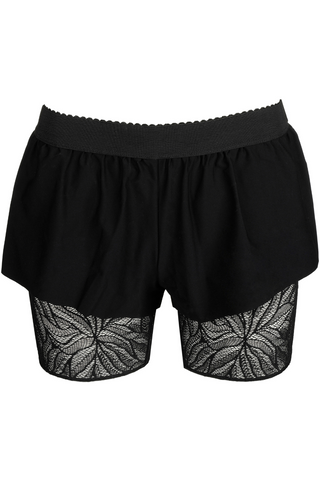 Tomorrowland x Sarda Greta Black Biker Shorts